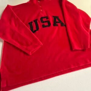 Vintage 90s Limited Sport USA Fleece Olympics Mens XL